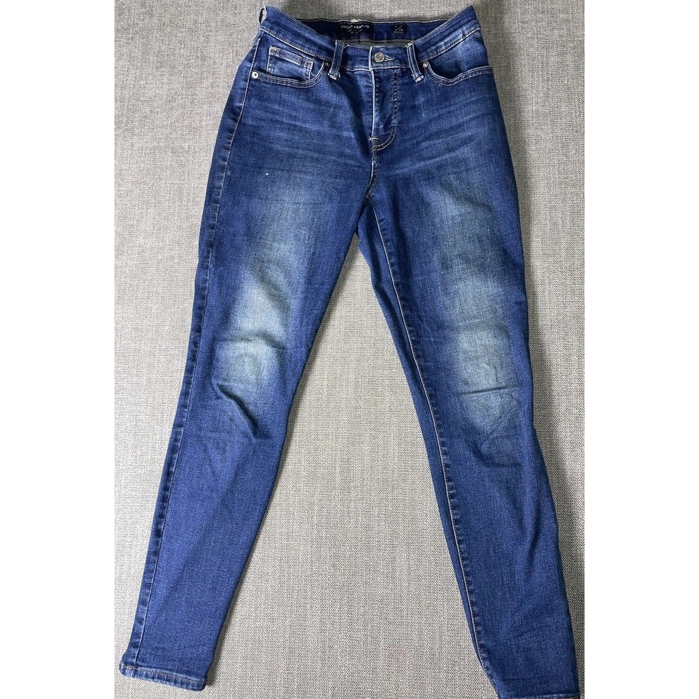 Lucky Brand Women's Jeans Slim Fit Blue Medium Wash 5-Pocket Size 6 R